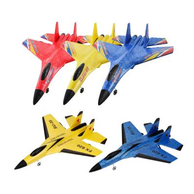 China 2022 NEW FX-620 FX620 RC Plane PPE Flat COMING Toy SU-35 RC Glider Plane 2.4G Fighter Remote Control Hobby Glider Plane Foam Toys for sale