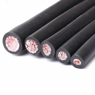 Китай Industrial Single 25mm Copper Core Flat Electric Welding Cable For Welding Machine продается