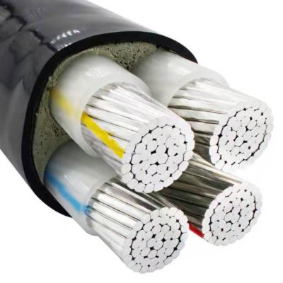 Chine Underground 0.6/1kv 4 Core PVC Insulated Aluminum Conductor Power Cable à vendre