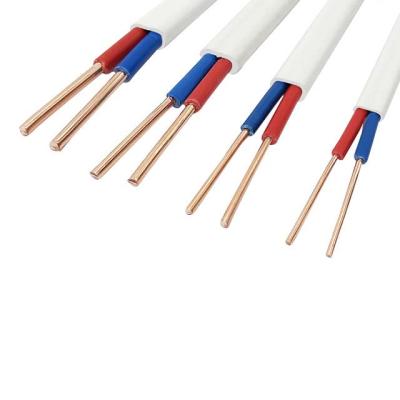 China Overhead Pure Copper White Sheathed Equipotential 2core 1/1.5/2.5/4/6 mm Copper Core Flame Retardant Wire à venda