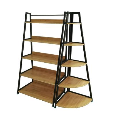 China Modern Style Living Room Wooden Multi-Functional 5-Layer Book Shelves For Kids Bookshelf for sale