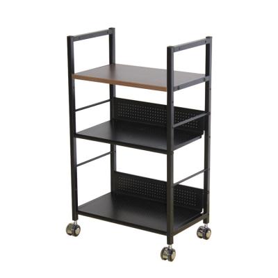 China Durable Iron Black File Rack Shelves Storage Racks for sale