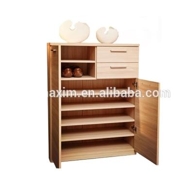 China Modern Living Room Furniture Wooden Shoe Cabinet Shoe Display Storage for sale