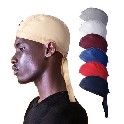 China New Fashion Private Label Embroidery Adult Durag Hat Breathable Designed Breathable Black Hat for sale