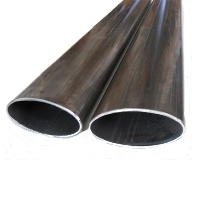 China Structure Pipe Black Steel Elliptical Steel Tube Annealing Oval Tube for sale