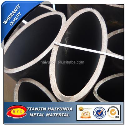 China Structure Pipe Black Annealed And Bright Flat Elliptical Oval Pipe Hot Rolled for sale