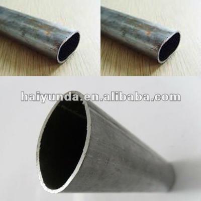 China Elliptical / Oval Structure Pipe Metal Tube For Railing , Balustrade Tube for sale