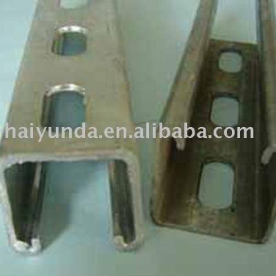 China Steel Construction Strut Uni Steel Channel 41X41 41X21 for sale