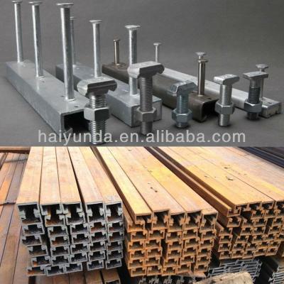 China curtain wall anchor channel c channel for sale