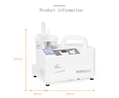 Chine Mini dispositif d'aspiration de gorge de taille, coût de machine portatif d'aspiration de salive de catégorie médicale efficace à vendre