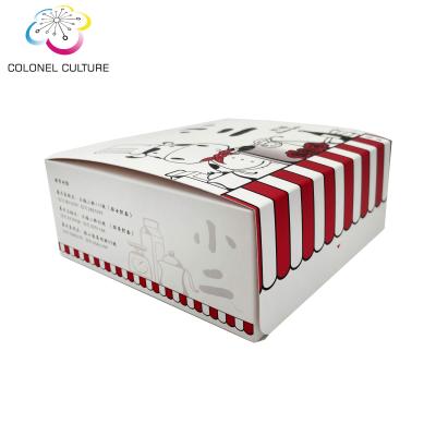 China Square Disposable Meal Factory Direct Sales Custom Printing Paper Box Below 751cm2~1000cm2 for sale