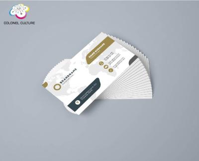 China paper & Cardboard Promotion Cheap Price Streamline Waterproof Matte PP Coating 300P Business Card for sale