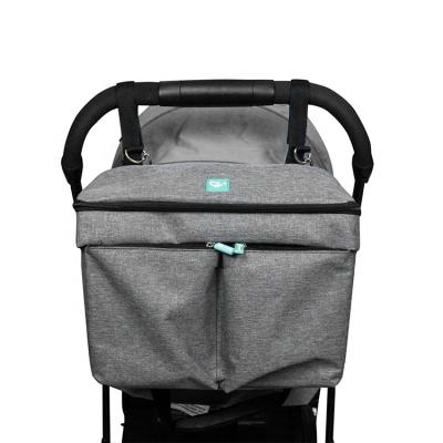 China Wholesale Multi Function Water Resistant Mom Paper Diaper Bag 3 In 1 Baby Stroller Organizer Bag for sale