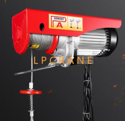 China Hotels Lpcrane PA200 Miniature Electric Crane 220V Electric Hoist For Household And Shopping Malls for sale