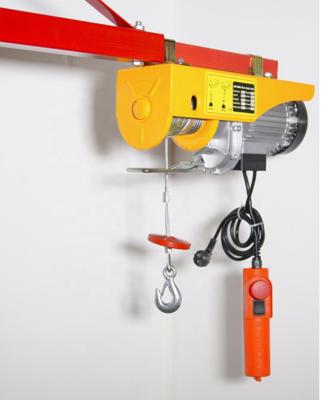 China Small Hoist Winch 1/0.5T Electric Hoist Winch Household Hotels Miniature Hoist 220V Hoist Crane for sale