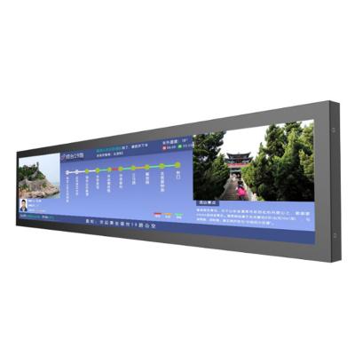 China Indoor Smart Shelf Led Display Digital Advertising Video Sign 29inch Led Display Screen for sale