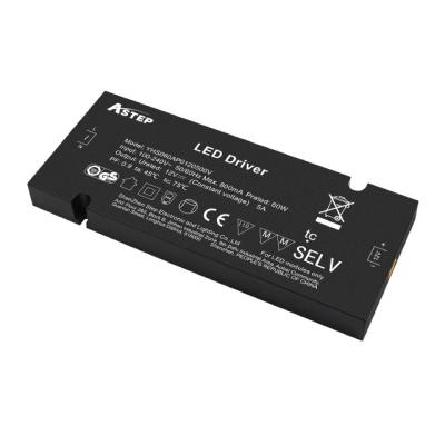 China LED Lighting Led Driver 60w 12V Smart Control Constant Voltage Power Supply For Home Cabinet Lighting for sale