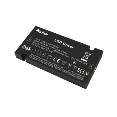 China LED Lighting Smart Led Driver For Cabinet Lighting 30W 12V 24V Smart Led Constant Voltage DC Power Supply for sale