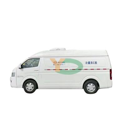 China Electric doors and windows High Quality Fresh Fruits Vegetables Box Cargo Van China Mini Trucks For Sale Refrigerator Truck for sale