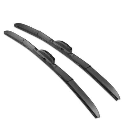 China 98% Universal Car Accessories Factory Multi-Function Hybrid Car Wiper Blades Wholesale With 13 Adapters for sale