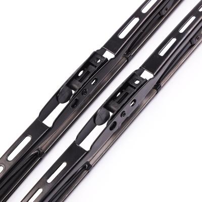 China Wholesale 98% Truck Windshield Wiper Blades Metal Frame Universal Soft Stained Glass Wiper Blade Universal Car Windshield Wiper Blades for sale