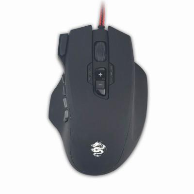 China Pro-gaming Mouse Black Lightweight Computer Gaming Mouse Wired RGB Glowing Gaming Mouse For Computer for sale