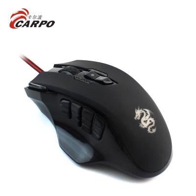 China Pro-game mouse factory drivers high quality usb gaming mouse with 19keys for sale