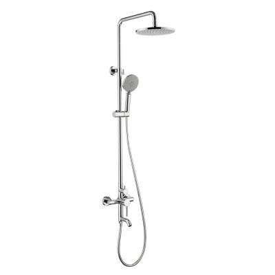 China Without Slide Bar Factory Supply Bathroom Faucets Luxury Modern Bath Shower Mixer Set for sale