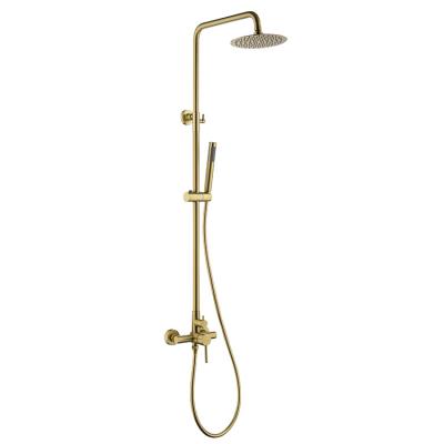 China Without Slide Bar Factory Direct Sale Durable Zinc Copper Hand Mixer Tap Shower Faucet Bathroom for sale