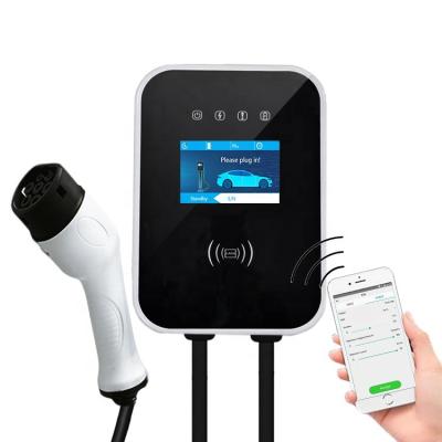 China Because Wifi Blue-tooth 7kw type - 2 ev charger wallbox electric car charger station Because-EV32P for sale