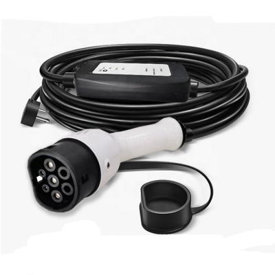 China Because Level 2 Electric Car Ev On Board Charger With Type - 2 IEC 62196 Connector Because-EV16P for sale