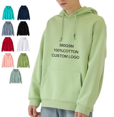 China 100% Breathable 360 ​​Gsm Terry Hoodies Unisex Cotton Pullover High Quality Plain French Mens Sweatshirts Breathable 100% for sale