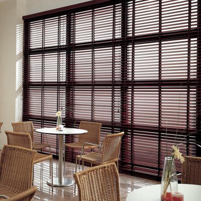 China Premium Wooden Venetian Shutters Window Blinds For Balcony for sale