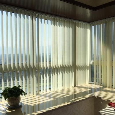 China Hot selling wholesale pure aluminum vertical blinds minimalist with pvc slats made in china for sale