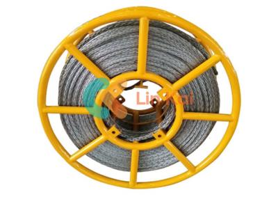 China 900KN Max Anti Twisting Steel Wire Rope 10mm voor het strengen van OPGW en Ground Wire Te koop