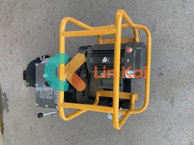 China High Speed Lifting Belt Driven Cable Electric Winch Puller Machine For Heavy Duty Lifting for sale