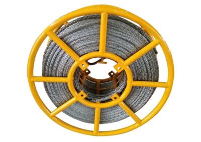 China 12 Strands Anti Twist Wire Rope Galvanized Braided Overhead Line Polit Rope for sale