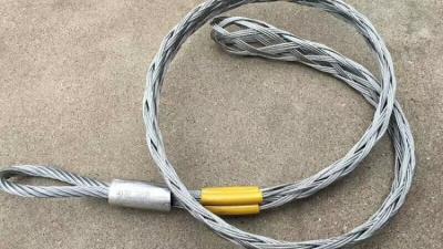 China CER führte Lichtwellenleiter-Werkzeuge Opgw-Kabel, das Griff-Maschen-Sockel-Gelenke zieht zu verkaufen