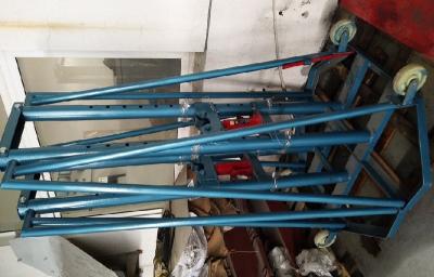 China 5 van de de Hoge Prestaties Hydraulische Kabel van Ton Professional Wire Reel Stand de Trommeltribune ton/10 Te koop