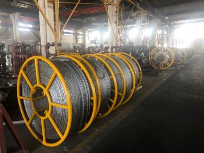 China corda de fio de aço de torção de 20mm anti para três condutores empacotados que amarram a linha de transmissão à venda