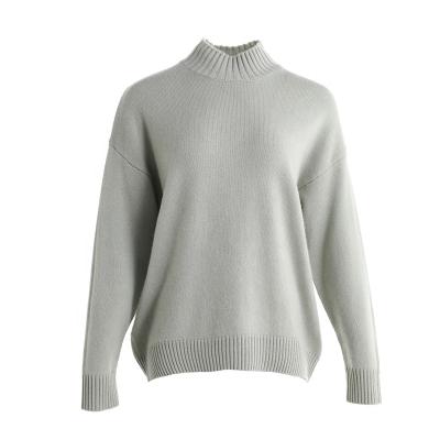 China Anti-pilling cheap cashmere intarsia knitted sweaters woman for sale