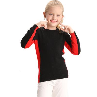 China Wholesale 100% pure pullover cashmere anti-shrink knitted sweater for kids for sale