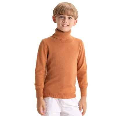 China Color Winter Turtle Anti-shrink Pure Neck Knitted Cashmere Sweater For Kids for sale