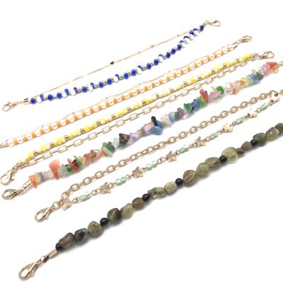 China Hot Selling Fashion Eco-Friendly Lanyard Strap Beaded For Adults Bulk Unattached Masking Holder for sale