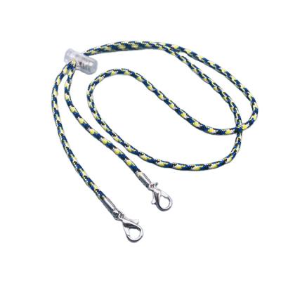 China Cheap Lead Designers Eco-Friendly Adjustable Reusable Masking Lanyard For Lady Small Hooks for sale