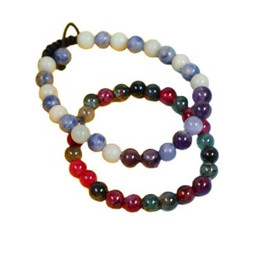 China China Suppliers Luxury Colors FASHIONABLE Different Beads Natural Stone Bracelet Charm Bracelet for sale