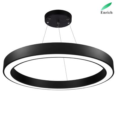 China Modern Simple Design Modern LED Ring Chandelier Ceiling Light for Garage, Game, Study/Office Room, Dining Room for sale