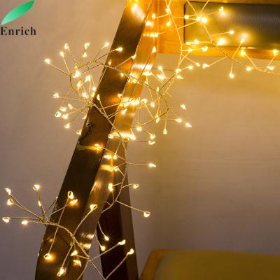 China 10m christmas silver string lights 100 led fairy string lights for christmas, wedding, bedroom EN-FSL-3AA for sale