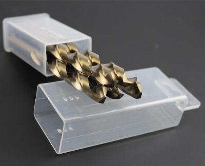 China Metal Drilling 10pcs 2.6mm-3.0mm Cobalt M35 HSS Fully Ground Twist Drill Bits For Telescopic Metal Drilling Box for sale