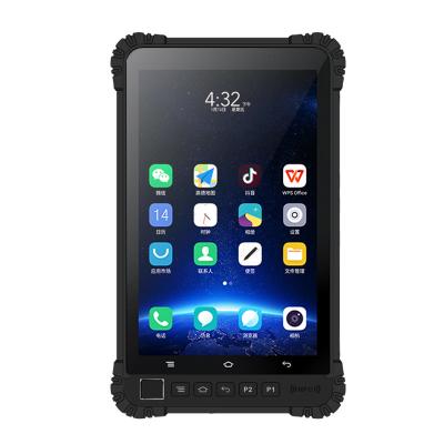 China Android 8 industrial gps tablet 6+128 lte 4g ip68 touch screen android industrial rugged waterproof pc 10500mAh with NFC and fingerprint PDA for sale